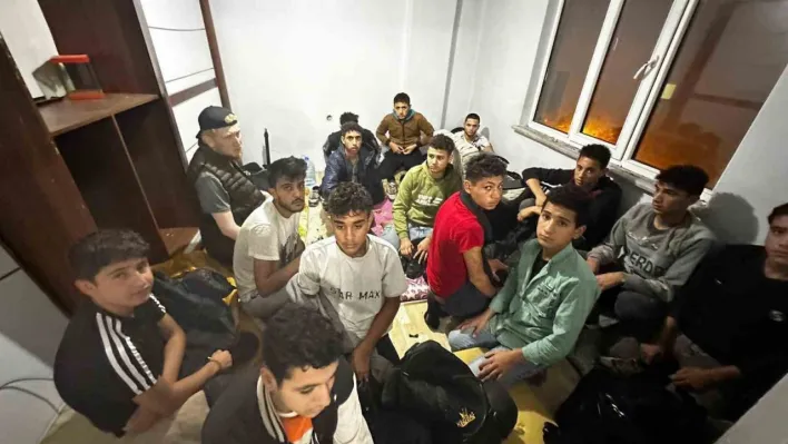 Tekirdağ'da 34 düzensiz göçmen yakalandı