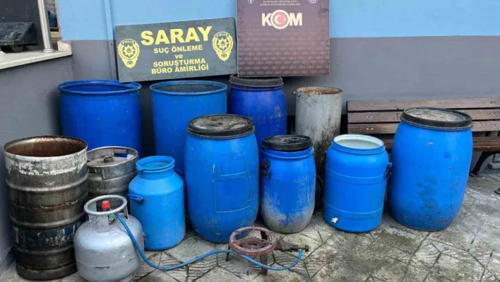 Tekirdağ'da 460 litre sahte alkol ele geçirildi: 1 gözaltı