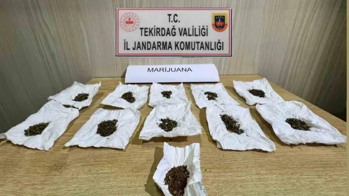 Tekirdağ'da 5 kişi uyuşturucudan yakalandı
