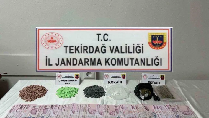 Tekirdağ'da 9 kişi uyuşturucudan yakalandı