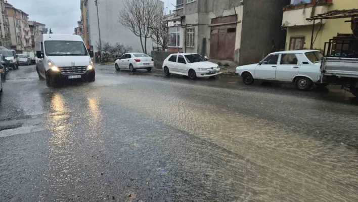 Tekirdağ'da beklenen yağış başladı