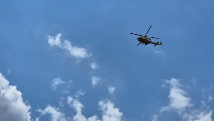 Tekirdağ'da denizde kaybolan çocuk için helikopter destekli arama çalışması