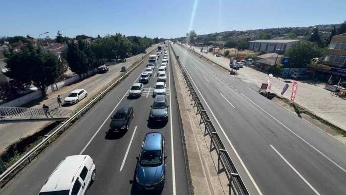 Tekirdağ'da dönüş yoğunluğu devam ediyor