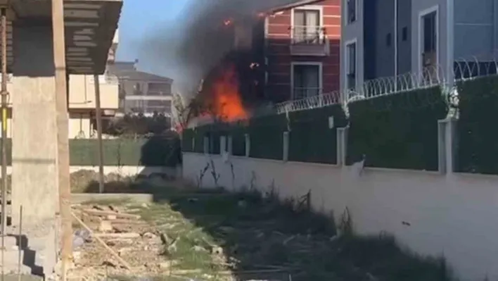 Tekirdağ'da ev yangını paniğe neden oldu