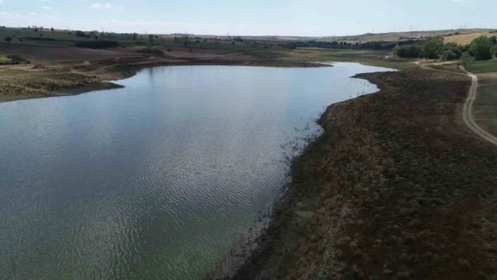 Tekirdağ'da gölet ve barajlar endişelendirici seviyeye indi