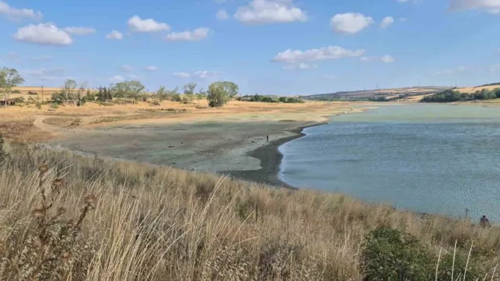 Tekirdağ'da gölette kuraklık alarmı: Su seviyesi yüzde 5'e düştü