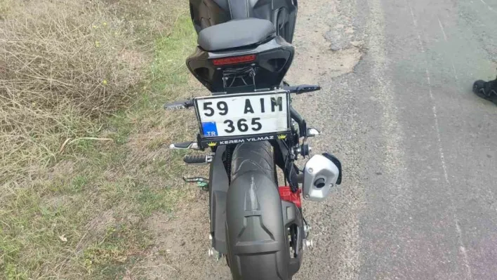 Tekirdağ'da hakimiyeti kaybeden sürücü ağır yaralandı