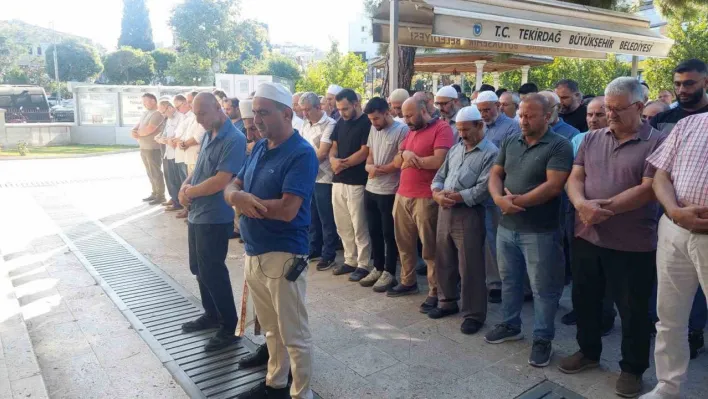 Tekirdağ'da Haniye için gıyabi cenaze namazı kılındı