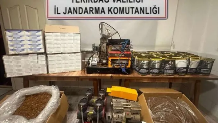 Tekirdağ'da jandarma operasyonları