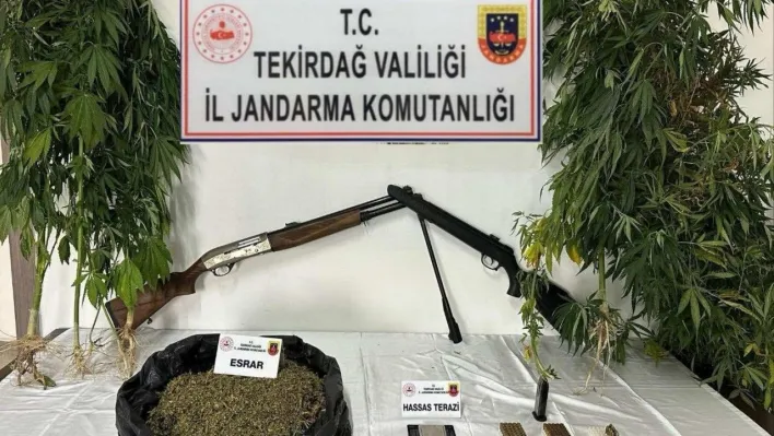 Tekirdağ'da jandarmadan 3 ayrı uyuşturucu operasyonu