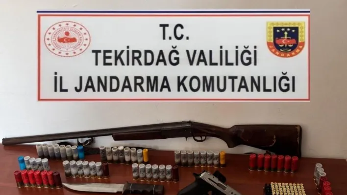 Tekirdağ'da jandarmadan farklı ilçelerde eş zamanlı operasyonlar