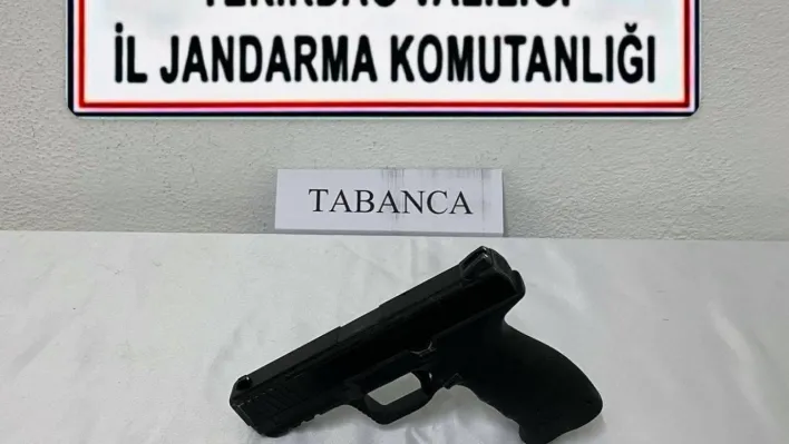 Tekirdağ'da jandarmadan ruhsatsız silah operasyonu