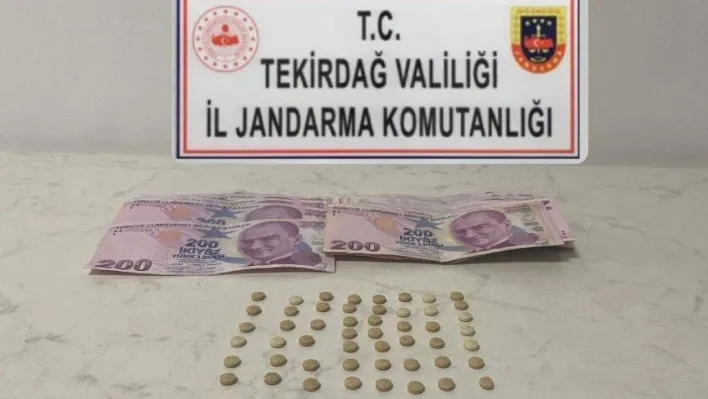 Tekirdağ'da jandarmadan uyuşturucu operasyonu