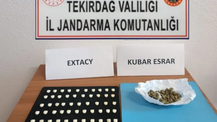 Tekirdağ'da jandarmadan uyuşturucu operasyonları: Çok sayıda madde ele geçirildi