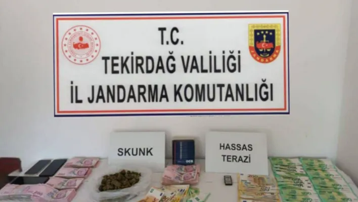 Tekirdağ'da jandarmadan uyuşturucuya darbe: 6 şüpheliye işlem