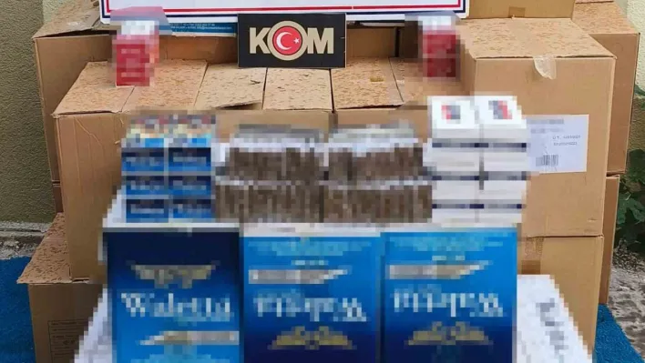 Tekirdağ'da kaçak makaron operasyonu: 2 gözaltı