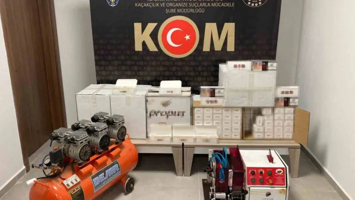 Tekirdağ'da kaçak sigara operasyonu