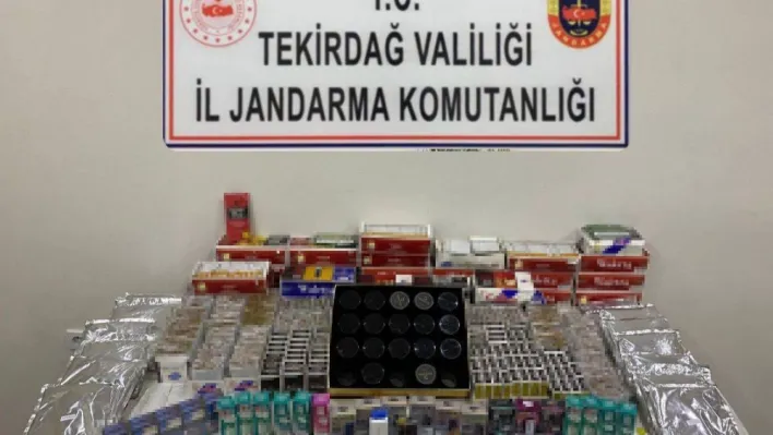 Tekirdağ'da kaçak sigara operasyonu