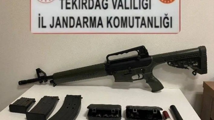 Tekirdağ'da kaçak silah operasyonları