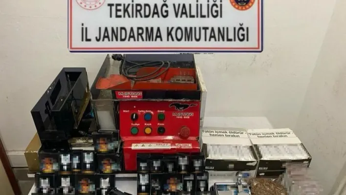 Tekirdağ'da kaçakçılık ve ruhsatsız silah operasyonlarında 4 kişi yakalandı