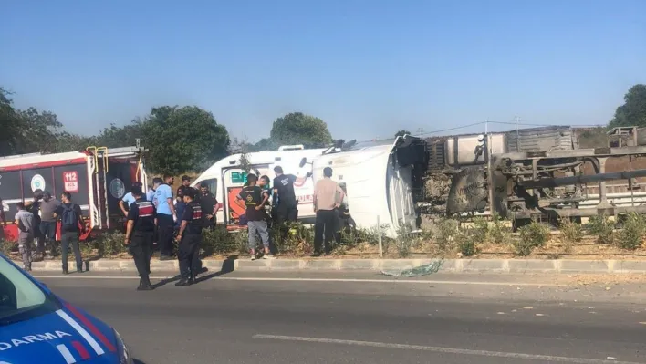 Tekirdağ'da kamyon kazası: 1 yaralı