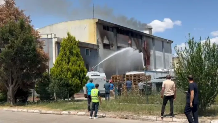 Tekirdağ'da kimya fabrikasında yangın
