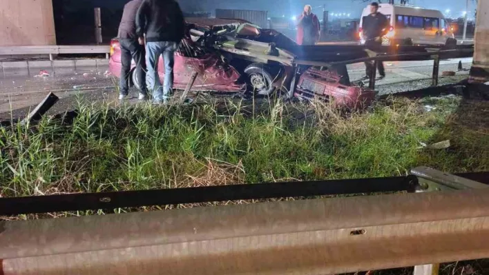 Tekirdağ'da korkunç kazada iki genç hayatını kaybetti