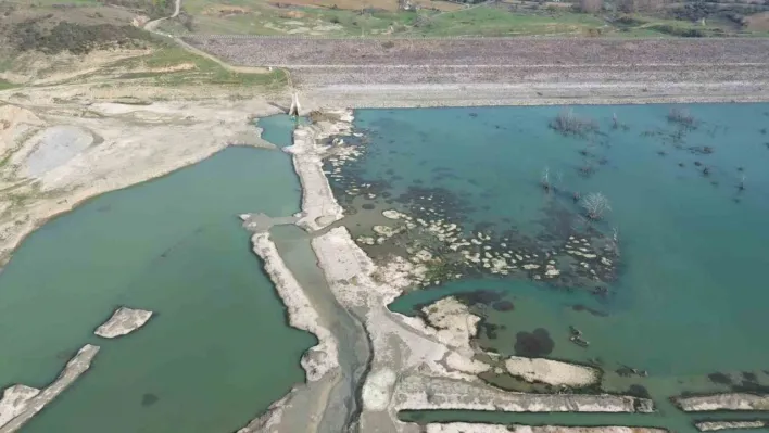Tekirdağ'da korkutan görüntü: Naip Barajı'nda 20 günlük su kaldı