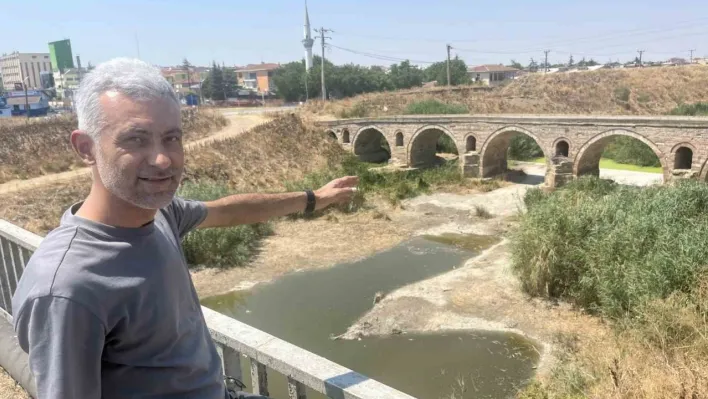 Tekirdağ'da kuraklık nedeniyle Hayrabolu Deresi kurudu