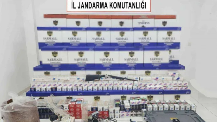 Tekirdağ'da milyonlarca kaçak makaron ele geçirildi