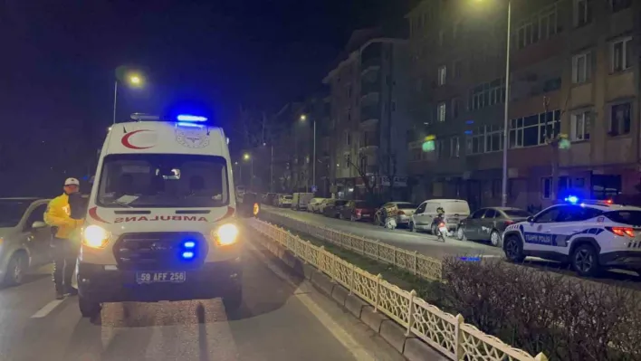 Tekirdağ'da motosikletlinin akrobatik şovu kazayla bitti: 51 bin lira ceza kesildi