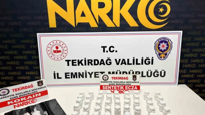 Tekirdağ'da narkotik operasyonları hız kesmeden devam ediyor 14 kişi tutuklandı
