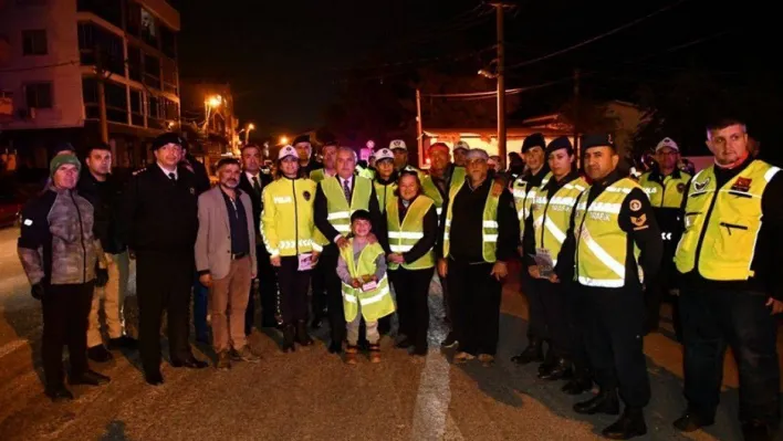 Tekirdağ'da reflektif yelek etkinliği