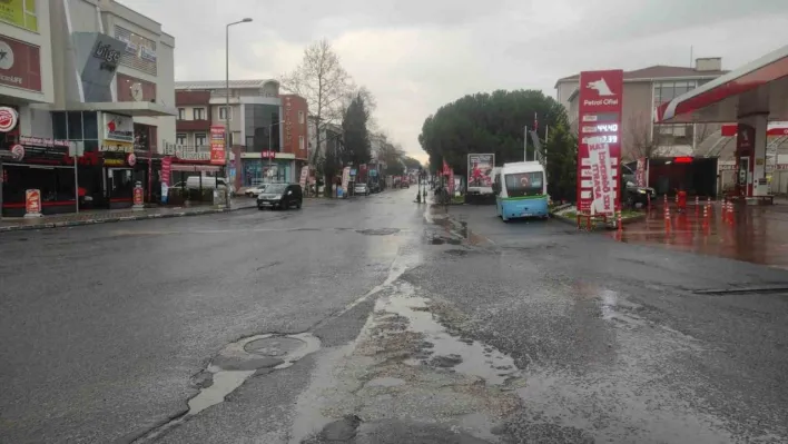 Tekirdağ'da sağanak yağış