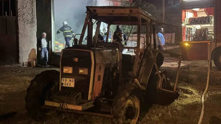 Tekirdağ'da saman deposunda yangın: 4 yaralı