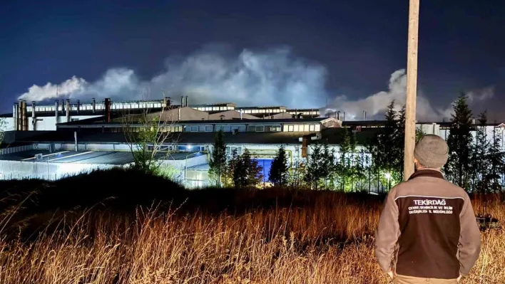 Tekirdağ'da sanayi tesislerine gece denetimi