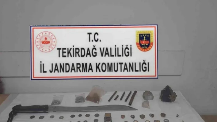 Tekirdağ'da silah ve tarihi eser operasyonları: 3 ayrı adrese eş zamanlı denetim
