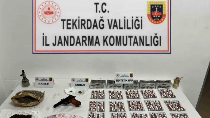 Tekirdağ'da silah ve uyuşturucu operasyonu