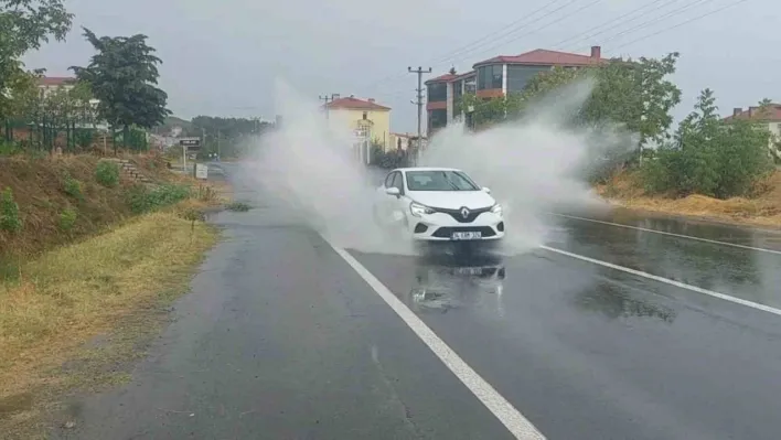 Tekirdağ'da sokaklar dere gibi aktı