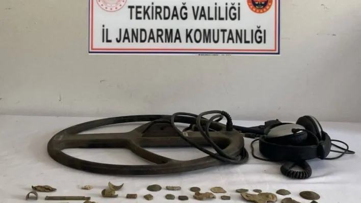 Tekirdağ'da tarihi eser kaçakçılarına operasyon: 2 gözaltı