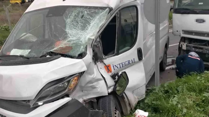 Tekirdağ'da trafik kazası: 1 yaralı