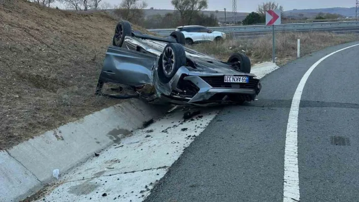 Tekirdağ'da trafik kazası: 2 yaralı