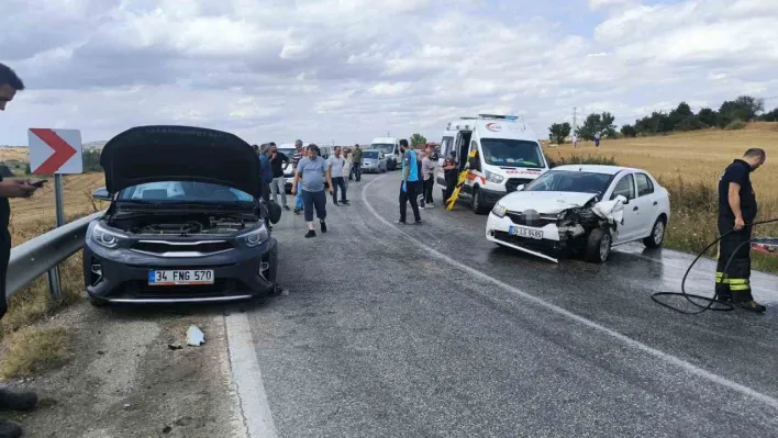 Tekirdağ'da trafik kazası: 5 yaralı