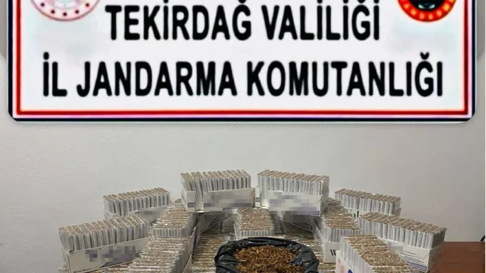 Tekirdağ'da tütün ürünleri denetiminde 11 bin 820 makaron ele geçirildi