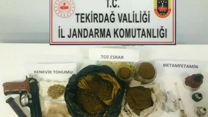 Tekirdağ'da uyuşturucu operasyonunda 1 tutuklama