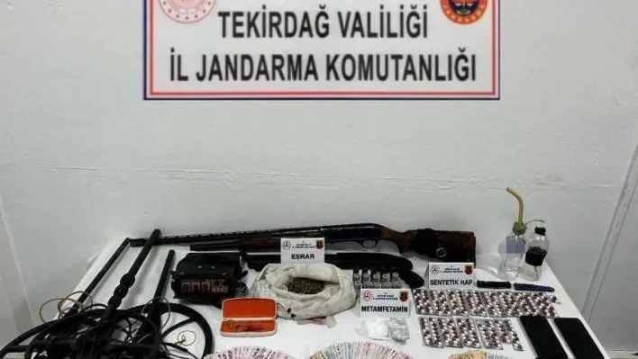 Tekirdağ'da uyuşturucu operasyonu: 8 gözaltı