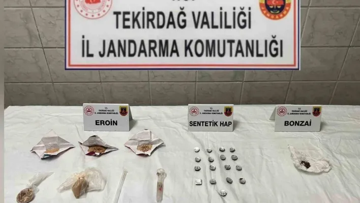 Tekirdağ'da uyuşturucu operasyonu: 3 gözaltı