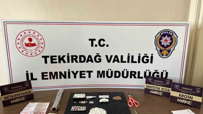 Tekirdağ'da uyuşturucu operasyonlarında 9 kişi tutuklandı