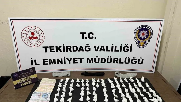 Tekirdağ'da uyuşturucu operasyonunda 9 kişi tutuklandı