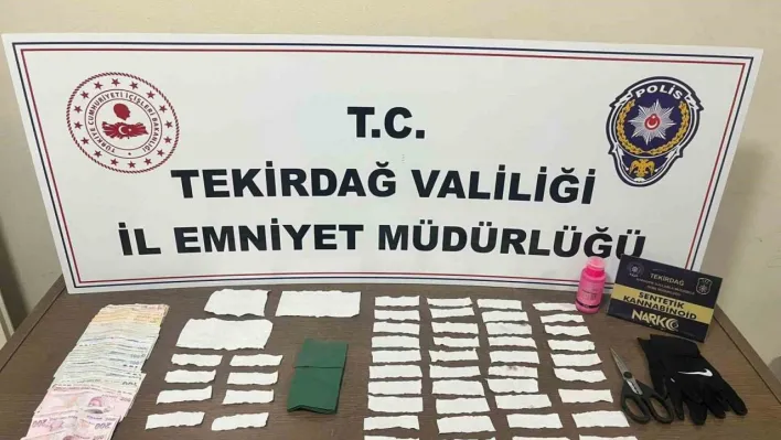 Tekirdağ'da uyuşturucu operasyonu: 10 şüpheli tutuklandı